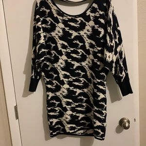 Betsey Johnson Open Back Dolman Sleeve dress